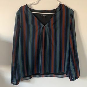 Women’s striped Madewell blouse